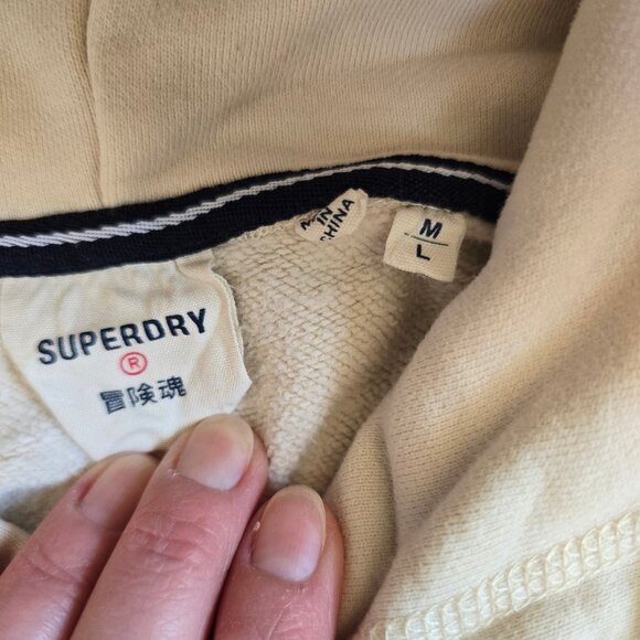 Women's Superdry Oversized Hoodie M/L - Picture 6 of 9